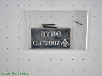 CJ'07 Byng Subcamp Cane Plate